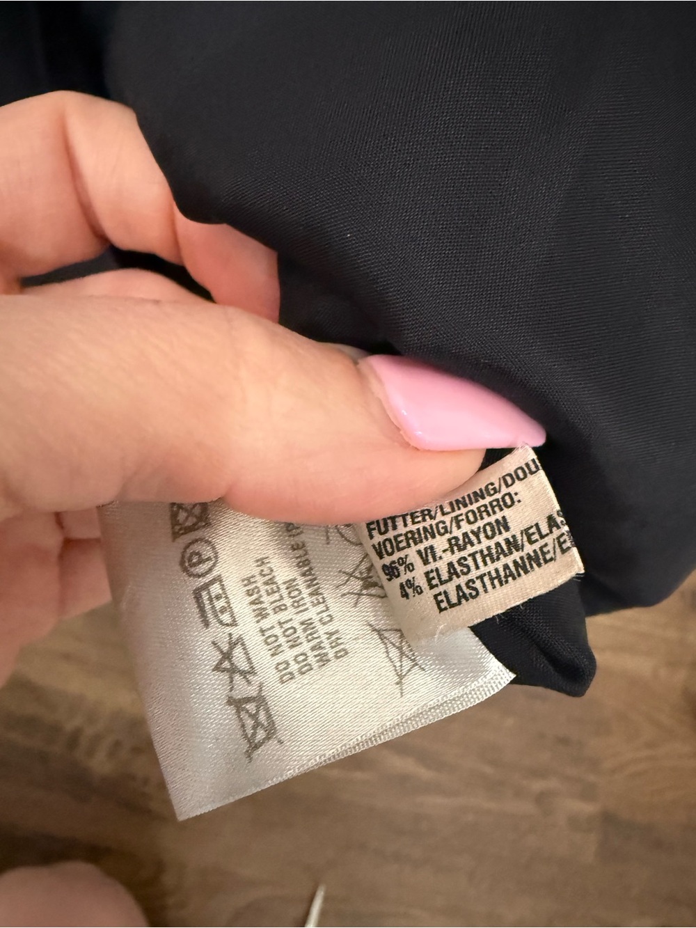 Escada Black Stretch Blazer Jacket Women’s 1 Button Career Office Germany 40 - Picture 4 of 4